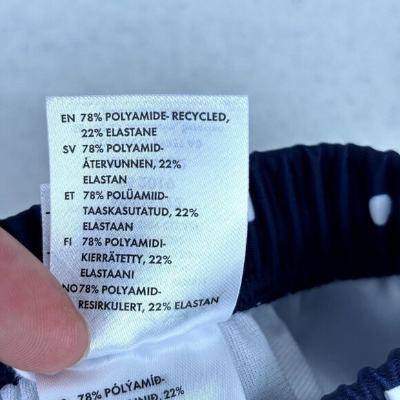 Polarn O. Pyret Swim Nappy Navy Polka Dot NWT 2-6M - Picture 7 of 9